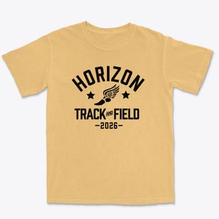 Horizon Christian Academy Track and Field Premium Heavyweight T-shirt