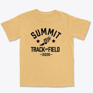 Summit Middle School Track and Field Premium Heavyweight T-shirt