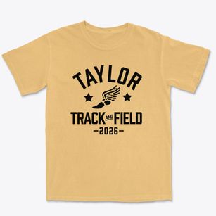 Taylor Junior High School Track and Field Premium Heavyweight T-shirt