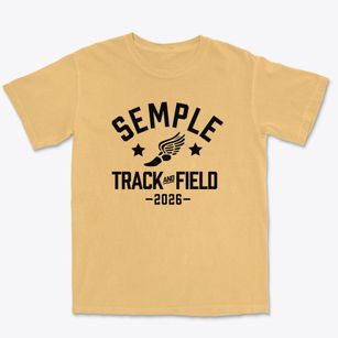 Semple Elementary School Track and Field Premium Heavyweight T-shirt