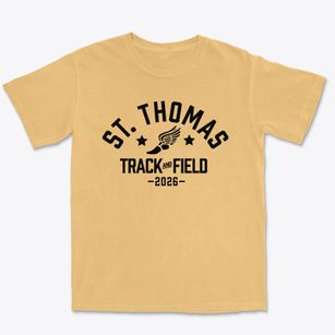 St Thomas Aquinas Parish Track and Field Premium Heavyweight T-shirt
