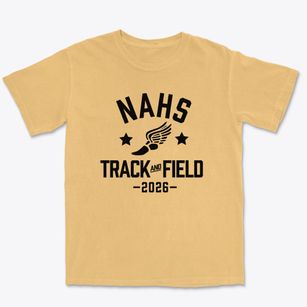 National Art Honor Society Track and Field Premium Heavyweight T-shirt