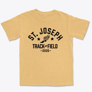 Saint Joseph Elementary School Track and Field Premium Heavyweight T-shirt