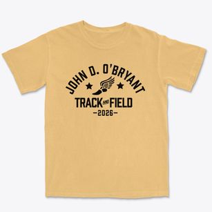 John D. O'bryant School Of Math & Science Track and Field Premium Heavyweight T-shirt