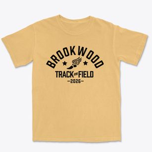 Brookwood Elementary School Track and Field Premium Heavyweight T-shirt