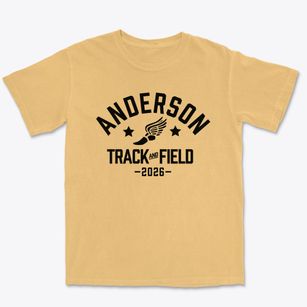 Anderson Elementary School Track and Field Premium Heavyweight T-shirt