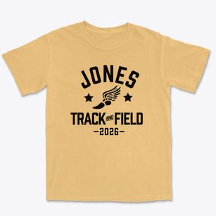 Jones Elementary School Track and Field Premium Heavyweight T-shirt