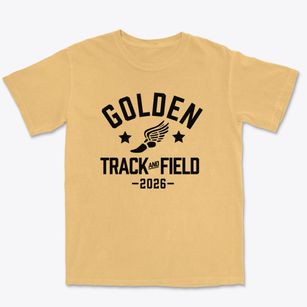 Golden Years 2000 School Track and Field Premium Heavyweight T-shirt
