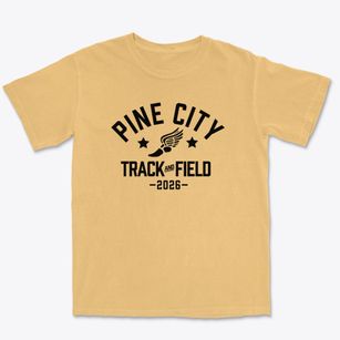 Pine City High School Track and Field Premium Heavyweight T-shirt