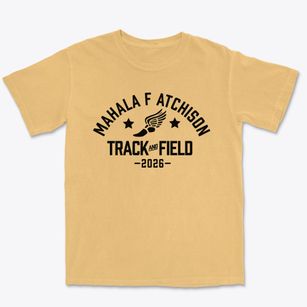 Mahala F Atchison Primary School Track and Field Premium Heavyweight T-shirt