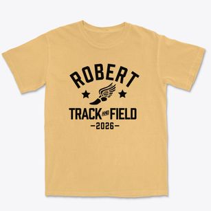 Robert Louis Stevenson School Track and Field Premium Heavyweight T-shirt