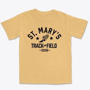 Saint Mary's Academy Track and Field Premium Heavyweight T-shirt
