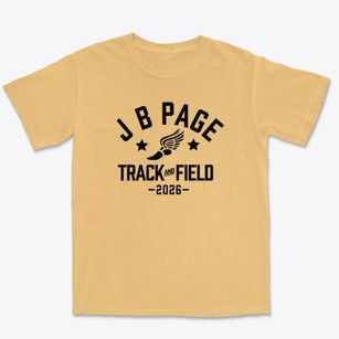 J B Page Elementary School Track and Field Premium Heavyweight T-shirt