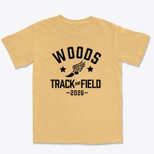 Woods Charter School Track and Field Premium Heavyweight T-shirt