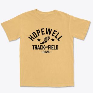 Hopewell Academy Track and Field Premium Heavyweight T-shirt