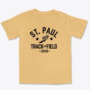 St Paul The Apostle Church Track and Field Premium Heavyweight T-shirt
