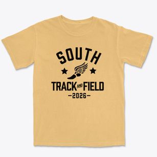 South Elementary School Track and Field Premium Heavyweight T-shirt