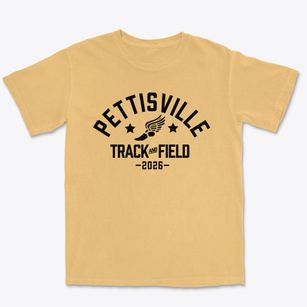 Pettisville Elementary School Track and Field Premium Heavyweight T-shirt
