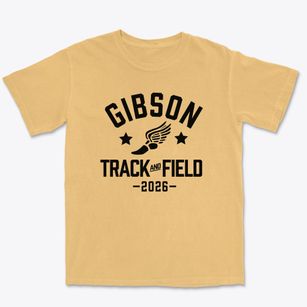 Gibson Elementary School Track and Field Premium Heavyweight T-shirt