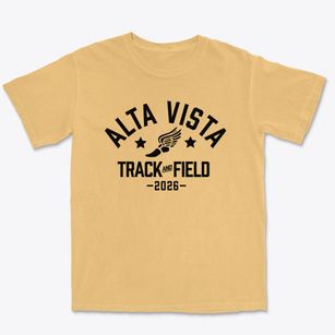 Alta Vista Elementary School Track and Field Premium Heavyweight T-shirt