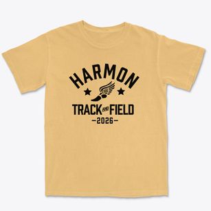 Harmon Middle School Track and Field Premium Heavyweight T-shirt