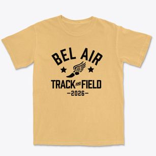 Bel Air Elementary School Track and Field Premium Heavyweight T-shirt