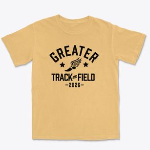 Greater Emmanuel Christian Academy Track and Field Premium Heavyweight T-shirt