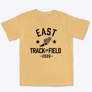 East Junior High School Track and Field Premium Heavyweight T-shirt