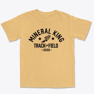 Mineral King Elementary School Track and Field Premium Heavyweight T-shirt