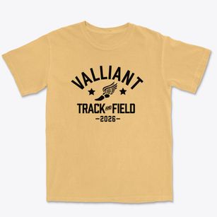 Valliant High School Track and Field Premium Heavyweight T-shirt