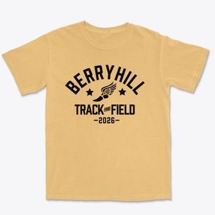 Berryhill High School Track and Field Premium Heavyweight T-shirt