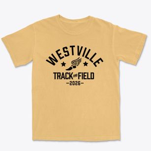 Westville Elementary School Track and Field Premium Heavyweight T-shirt