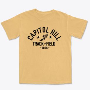 Capitol Hill Elementary School Track and Field Premium Heavyweight T-shirt