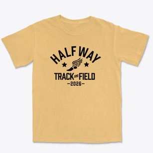 Halfway Elementary School Track and Field Premium Heavyweight T-shirt