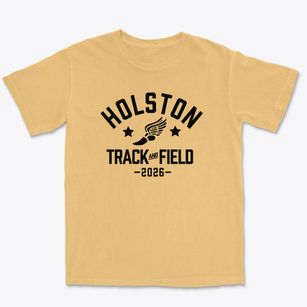 Holston Middle School Track and Field Premium Heavyweight T-shirt
