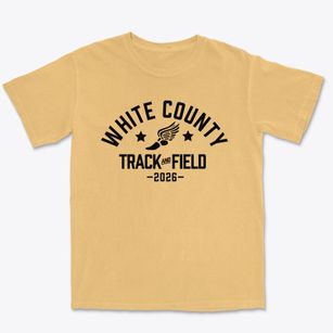White County High School Track and Field Premium Heavyweight T-shirt