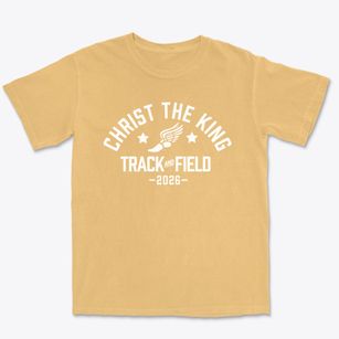 Christ The King School Track and Field Premium Heavyweight T-shirt