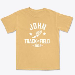 John G Dinkelmeyer Elementary School Track and Field Premium Heavyweight T-shirt