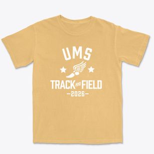 Ums Prep School Track and Field Premium Heavyweight T-shirt