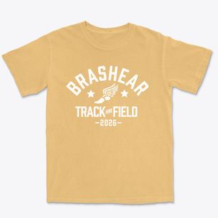 Brashear High School Track and Field Premium Heavyweight T-shirt