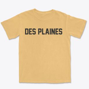 Des Plaines Illinois Classic Block Premium Heavyweight T-shirt