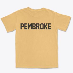 Pembroke North Carolina Classic Block Premium Heavyweight T-shirt
