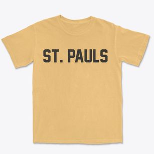 St. Pauls North Carolina Classic Block Premium Heavyweight T-shirt