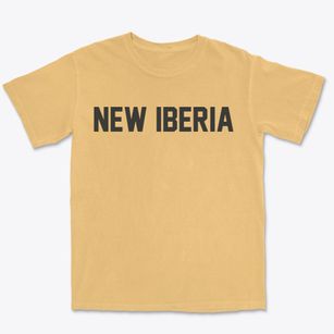 New Iberia Louisiana Classic Block Premium Heavyweight T-shirt