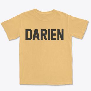 Darien Connecticut Classic Block Premium Heavyweight T-shirt