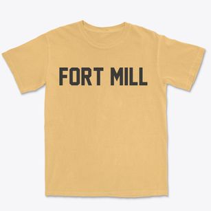 Fort Mill South Carolina Classic Block Premium Heavyweight T-shirt