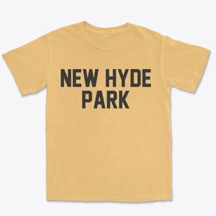 New Hyde Park New York Classic Block Premium Heavyweight T-shirt
