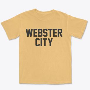 Webster City Iowa Classic Block Premium Heavyweight T-shirt
