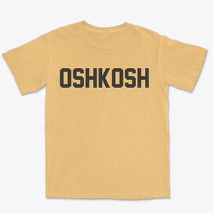 Oshkosh Wisconsin Classic Block Premium Heavyweight T-shirt