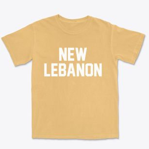 New Lebanon New York Classic Block Premium Heavyweight T-shirt